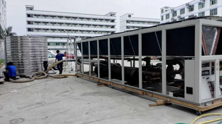 800 Kw Máy ​​làm lạnh Máy nén trục vít đôi Máy làm lạnh nước