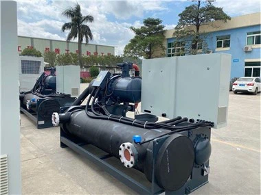 Quy trình công nghiệp Máy làm lạnh làm mát bằng chất lỏng 450 KW 130 Tấn